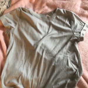 Short Sleeve Ribbed Tee